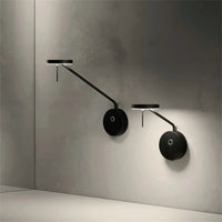 applique murale led à bras oscillant style industriel
