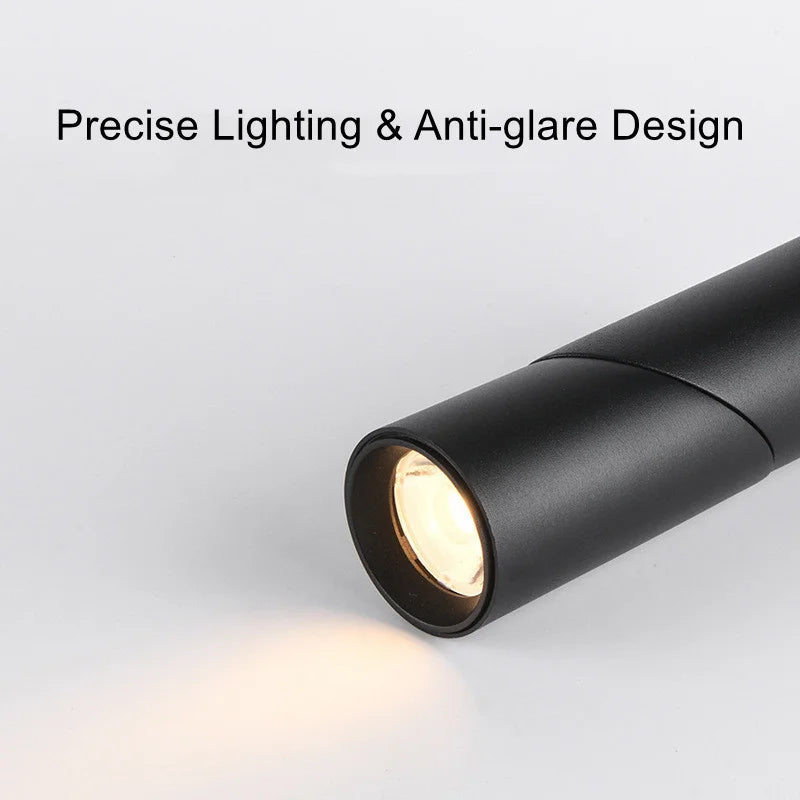 spot led rotatif réglable monté en surface pour décoration maison - vue 10 sur 12