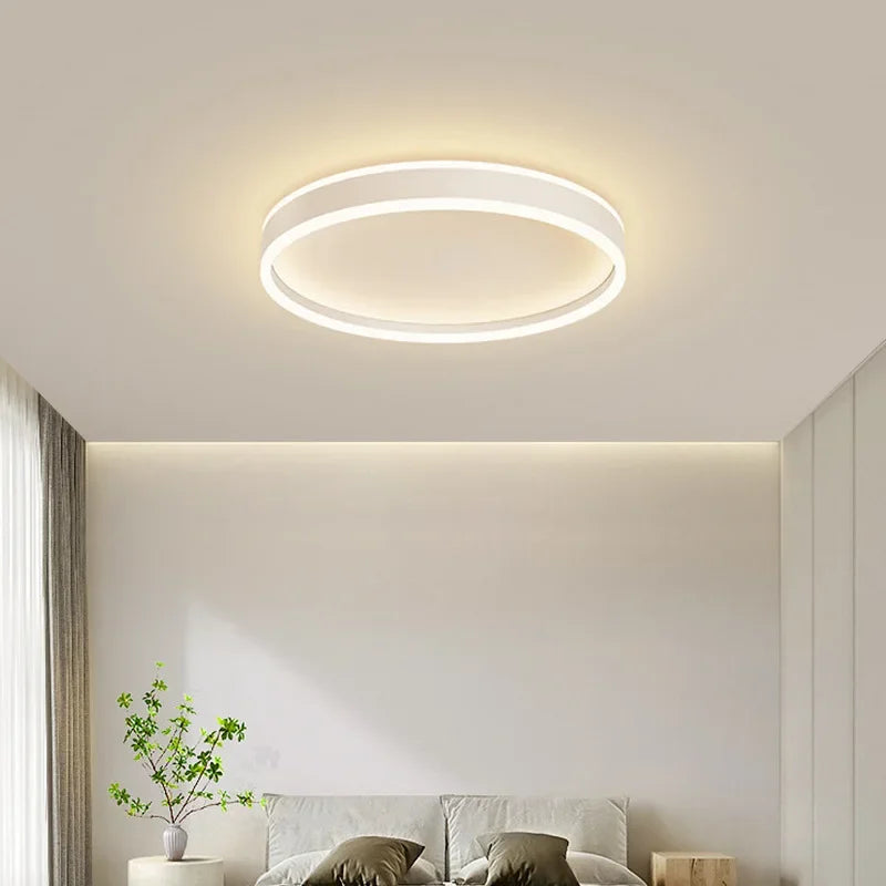 plafonnier led nordique à intensité variable pour intérieur - vue 7 sur 12
