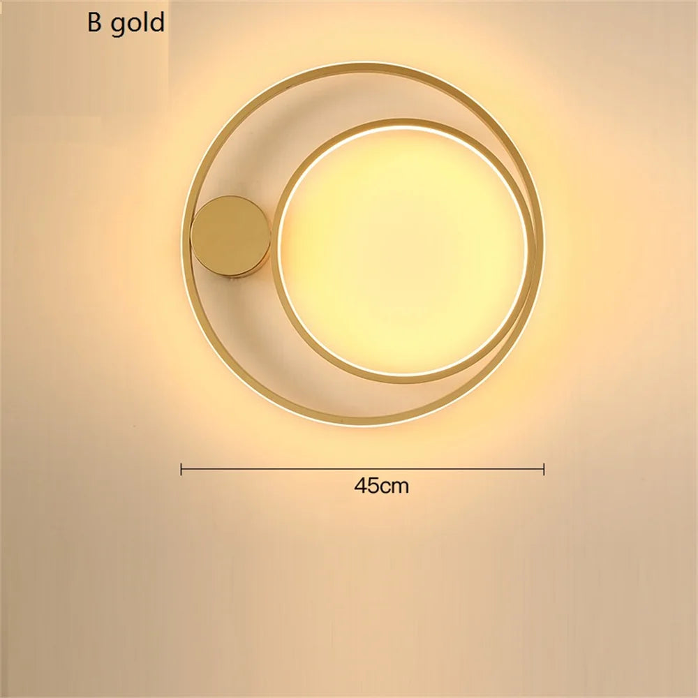applique murale nordique moderne led en fer aluminium acrylique - vue 12 sur 12
