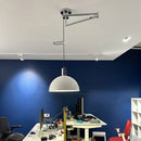 Suspension télescopiques modernes pliantes en métal salle à manger cuisine barre d'étude rotatif décor à la maison éclairage E27