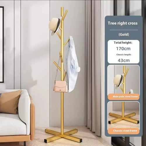 etagère moderne pour vêtements au style industriel élégant