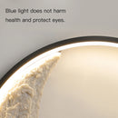 applique murale led en résine design nordique lune