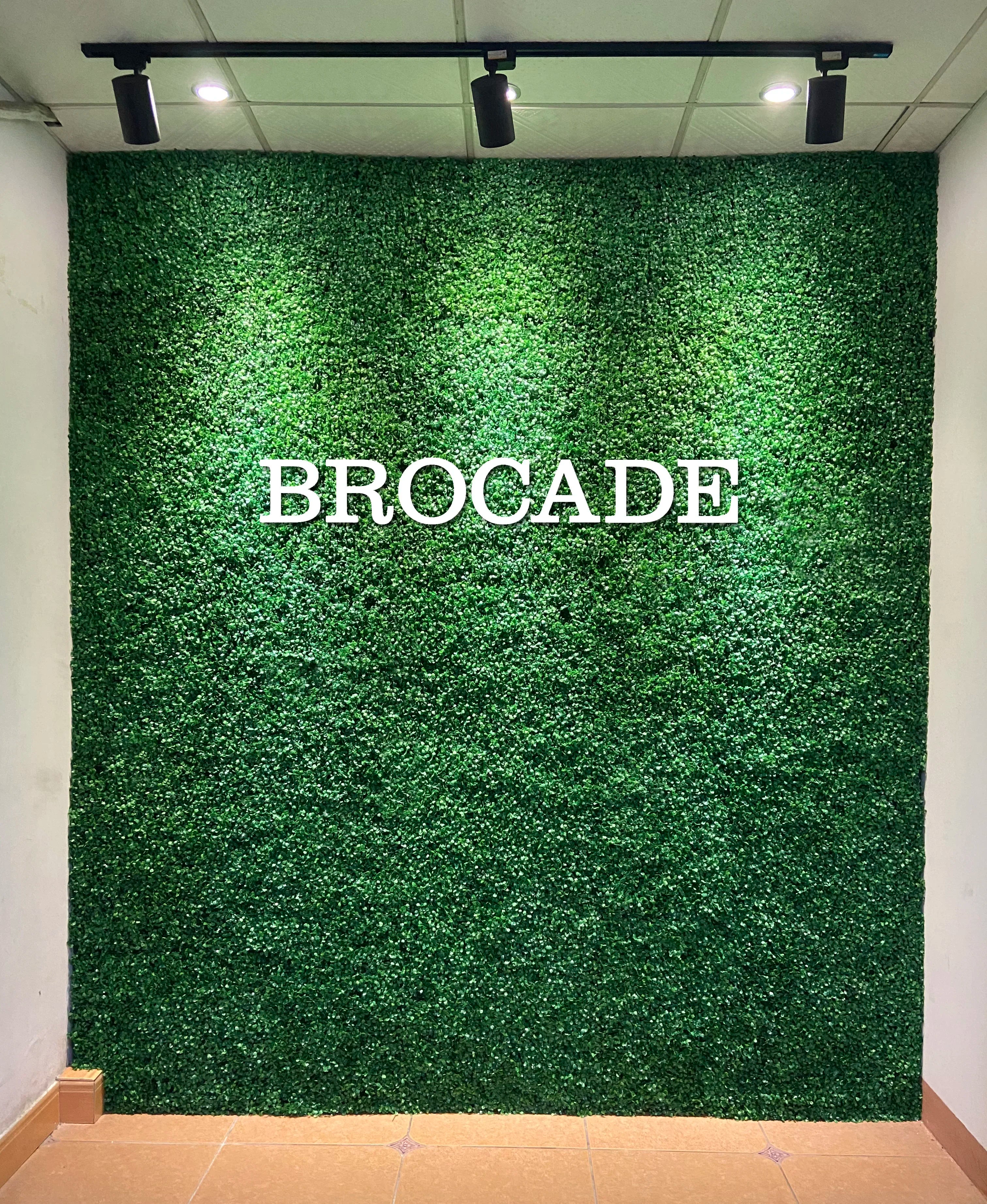 Custom Size Artificial Plant Wall Lawn, Green Plant Background Wall, Home Garden, Wedding Decoration, Plastic Lawn - vue 15 sur 18