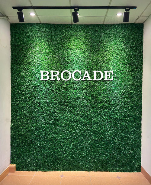 Custom Size Artificial Plant Wall Lawn, Green Plant Background Wall, Home Garden, Wedding Decoration, Plastic Lawn - vue 16 sur 18