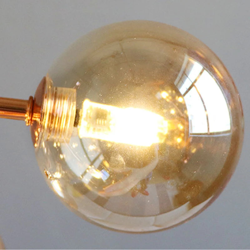 lustre nordique à têtes multiples pour décoration intérieure - vue 11 sur 12