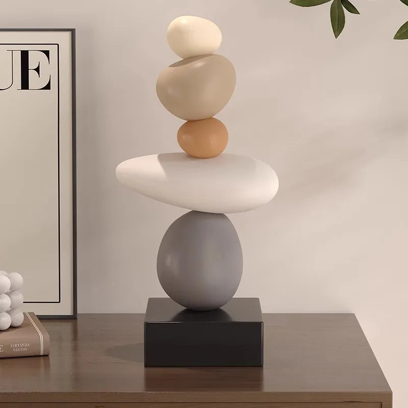 lampe à poser en pierre pour ambiance relaxante et décorative - vue 3 sur 10