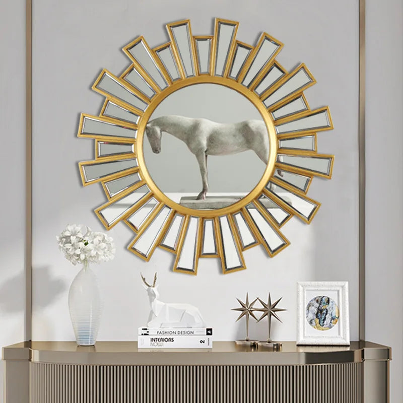 miroir décoratif rond pour restaurant et salle de bain - vue 8 sur 8
