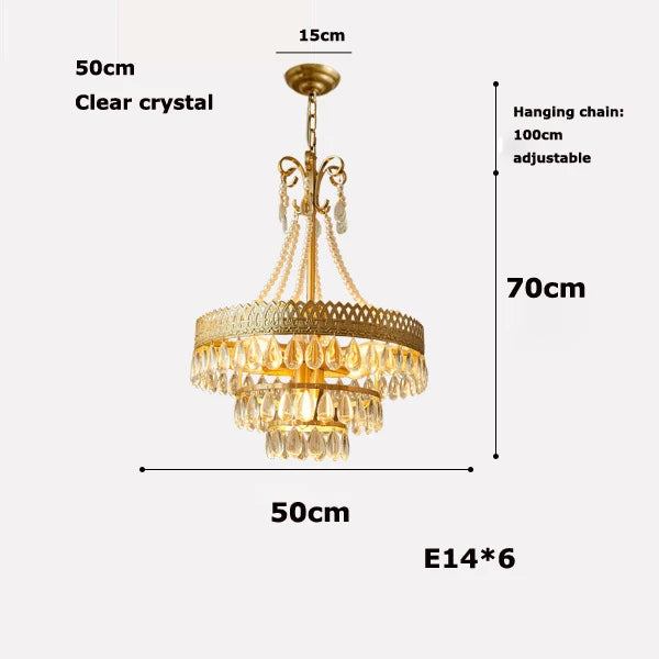 lustre cristal led tendance 2024 pour éclairage moderne intérieur - vue 12 sur 14