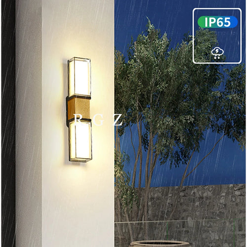 IP65 étanche 12W éclairage extérieur applique murale LED lampe moderne en aluminium monté en Surface Led jardin escaliers porche lumière AC110V 220V - vue 7 sur 6