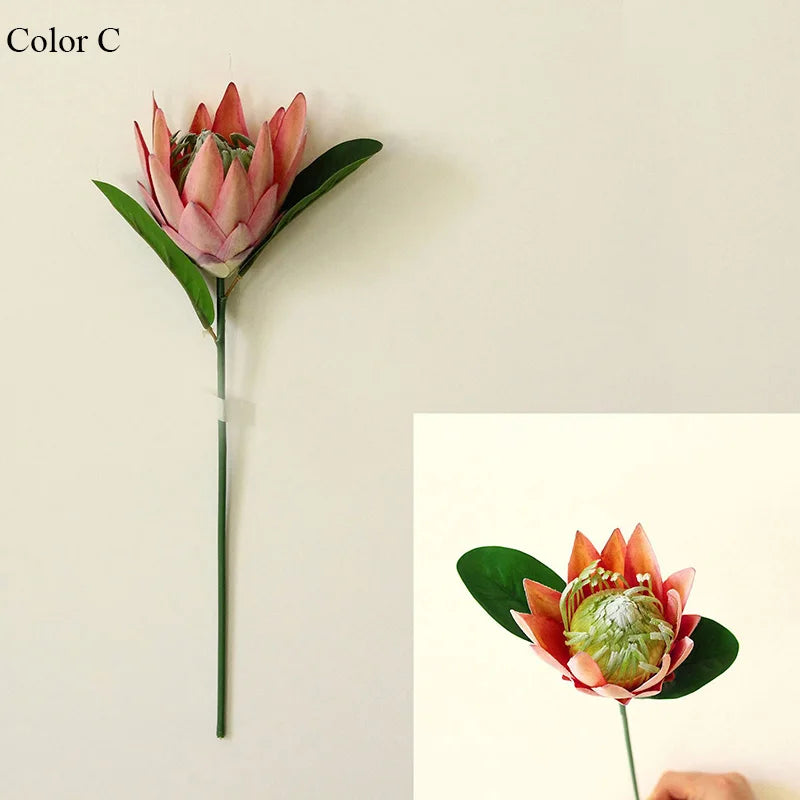 branche de protea cynaroides fleurs artificielles pour jardin et décoration - vue 11 sur 12