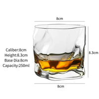 Verre whisky gravé style old fashioned classique