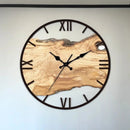 horloge murale acrylique silencieuse pour décoration intérieure moderne