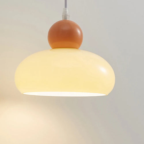 Lampe Verre Art Français E27 LED Suspendue Bauhaus - vue 6 sur 8
