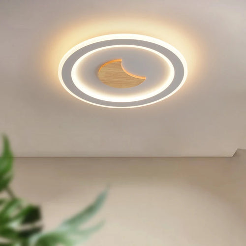 Modern minimalist recessed LED ceiling light Nordic creative loft - vue 2 sur 12