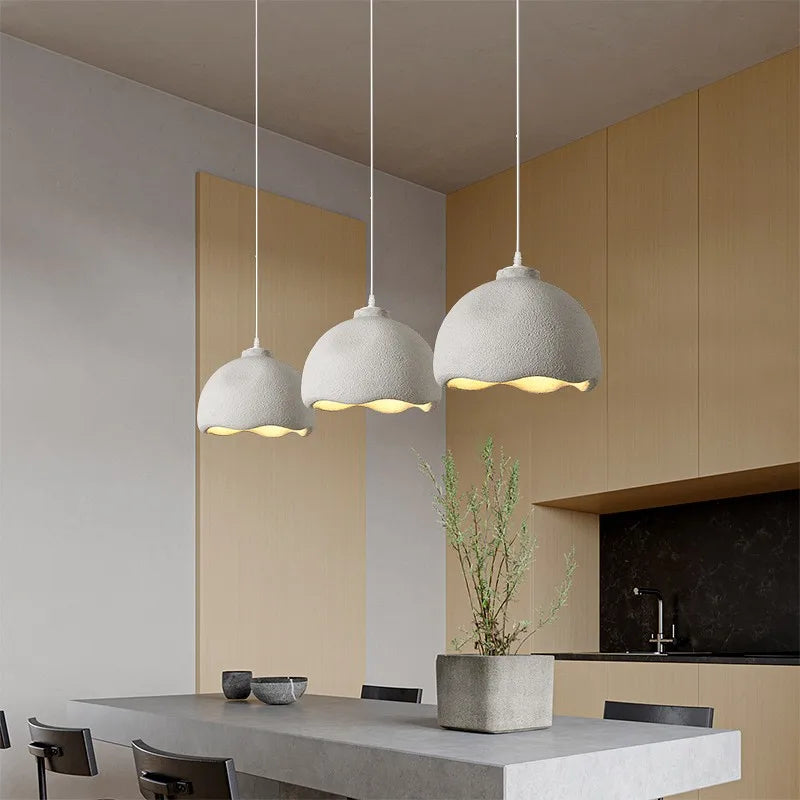 lustre moderne suspendu en résine pour décoration intérieure - vue 3 sur 8