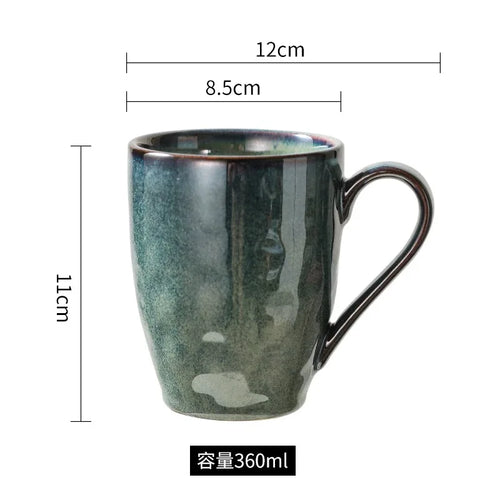 Tasses céramique grande capacité style minimal 350 ml