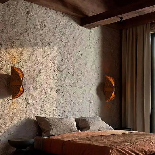 applique murale Royal sud-est asiatique rétro Ratta tissage - vue 3 sur 6