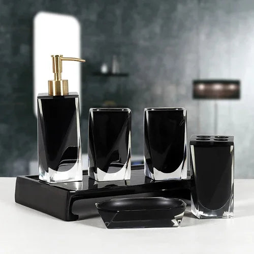 ensemble de lavage européen cinq pièces pour cadeau mariage - vue 4 sur 6
