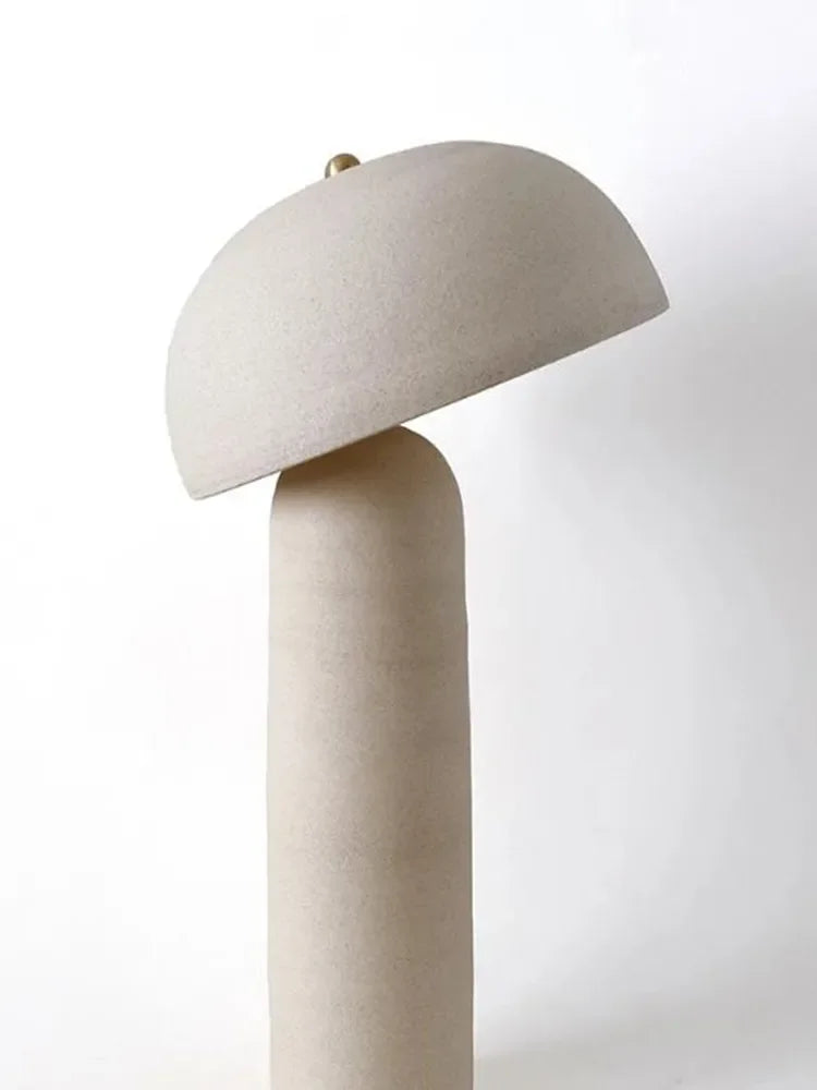 lampe rétro en céramique design créatif style champignon décoratif - vue 6 sur 8