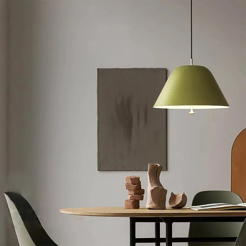 Nordique LED Suspension Lumière Cloche Suspension E27 Ampoule Pour Salon Chambre Chevet Table À Manger Café Étude Maison Luminaires - vue 3 sur 14