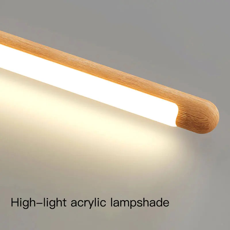 lustre moderne en bois suspension créative pour décoration intérieure - vue 5 sur 10