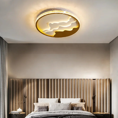 Modern nordic minimalist decorative LED ceiling light - vue 4 sur 21