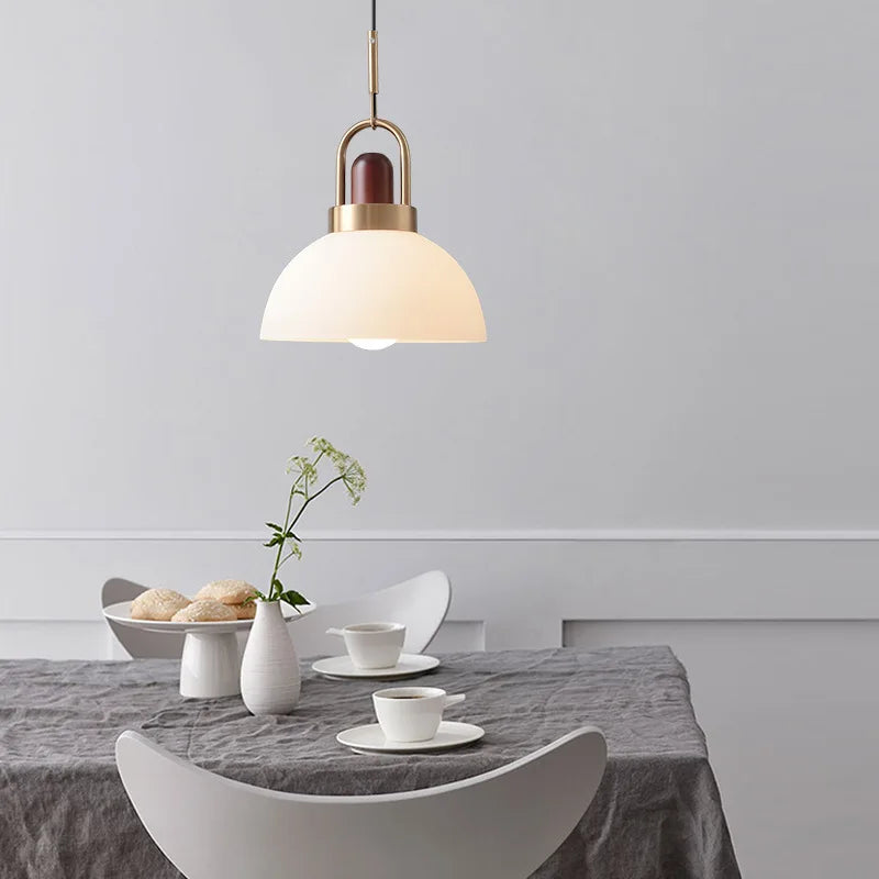 Minimalist retro chandelier for restaurant, bar and decor - vue 3 sur 10