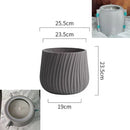 moule en silicone pour pot de fleurs en béton