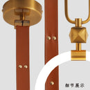 plafonnier à anneau simple design nordique lumineux suspendu intérieur