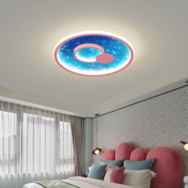 lustre nordique lumineux pour enfants style dessin animé - vue 4 sur 18