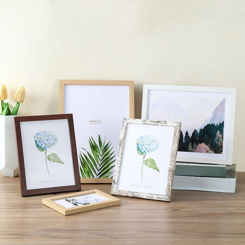 cadre photo en bois suspendu pour décoration et cadeau - vue 2 sur 18