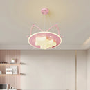 lustre nuage cristal romantique pour chambre d'enfant décoratif