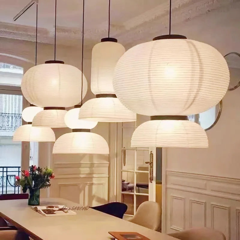 Suspension Nordique Lustre E27 Lustre Pour Salon Décor À La Maison Moderne Tissu De Soie Éclairage Tendu Suspension - vue 6 sur 12