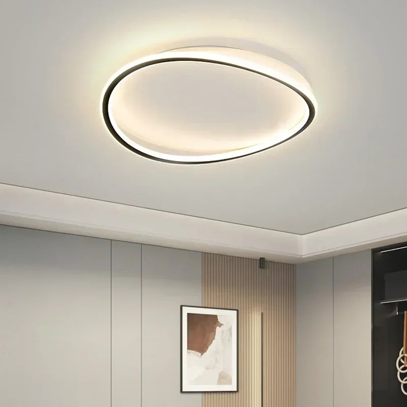 Plafond moderne à LEDs lustre lampe pour salon salle à manger chambre enfants chambre salle d'étude décor à la maison luminaire Lustre