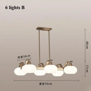 Modern nickel metal chandelier with LED lighting