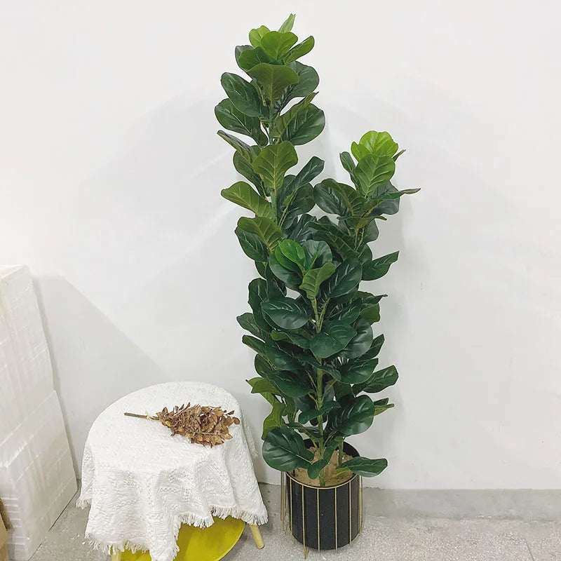plante artificielle ficus lyrata pour décoration intérieure et extérieure - vue 3 sur 18