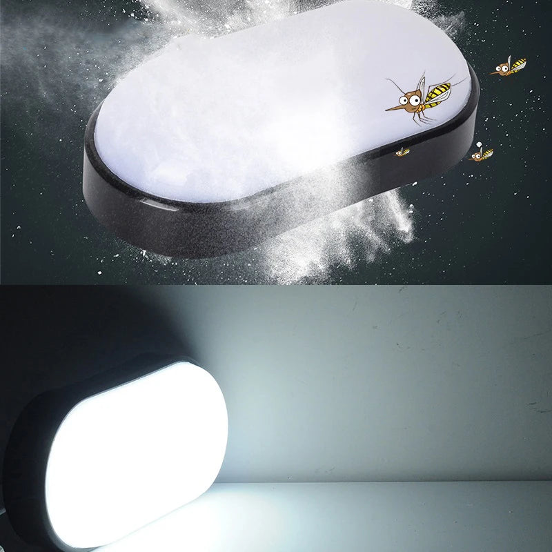 Applique murale extérieure led étanche rond applique luminaire - vue 5 sur 12