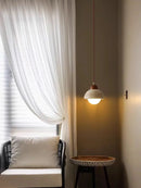 suspension en marbre travertin luminaire décoratif d'intérieur longueur réglable