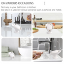Soap Dish, Ceramic Soap Holder Self Draining Marble Look Leaf-Shape Soap Dishes for Bathroom,White