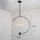 Minimalist Nordic acrylic chandelier for modern decoration