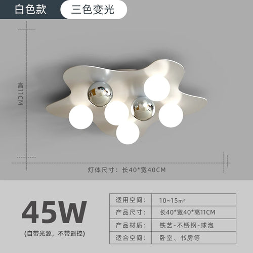 Minimalist Nordic design ceiling light for modern interior decor - vue 12 sur 16