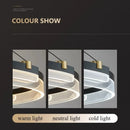 Minimalist Nordic acrylic chandelier for modern decor