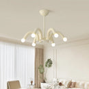 Modern milky white LED pendant light, living room, bedroom, children's room, creative decoration pendant light
