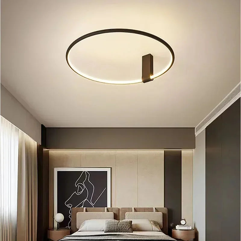 Plafond moderne à LEDs lumière pour chambre salon salle à manger étude rotatif Lustre décoration de la maison luminaire Lustre - vue 5 sur 22