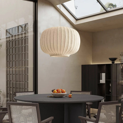 suspension en tissu de soie nordique pour décoration intérieure