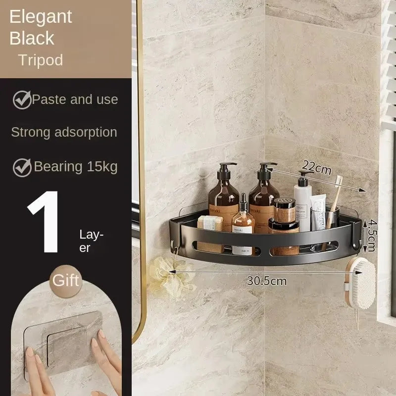 supports de rangement pour shampoing sans perforation pour douche - vue 7 sur 9