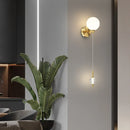 applique murale moderne en laiton avec 3 appliques interchangeables