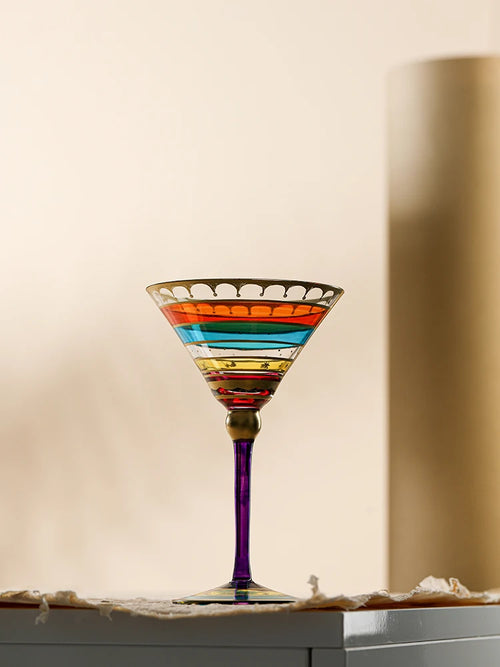 Verre à vin pied design nordique style maison