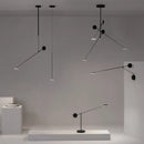 Modern minimalist rotatable designer chandelier for interior decoration